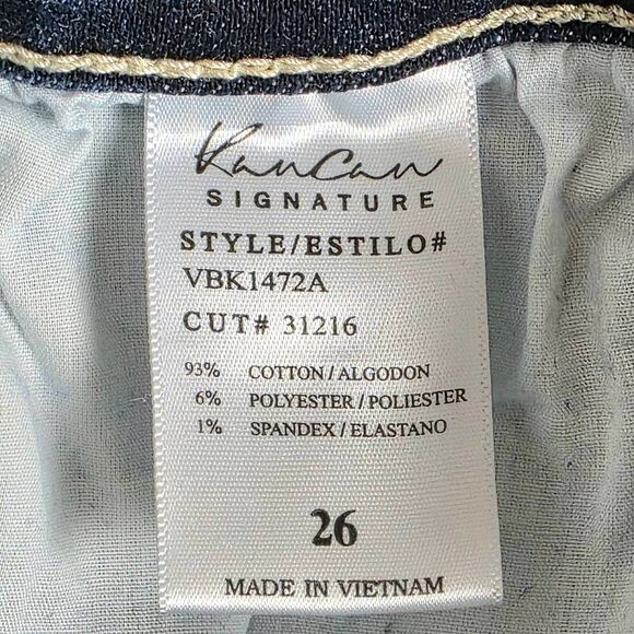 KanCan Signature Distressed Hem Skinny Jeans Women’s 26 - Picture 9 of 11